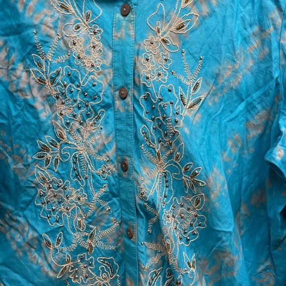 Soft surroundings womens tunic button down size xl - Picture 6 of 8